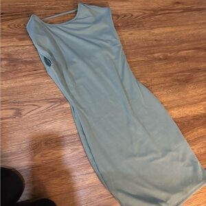 Sleeveless Dress in Light Green
